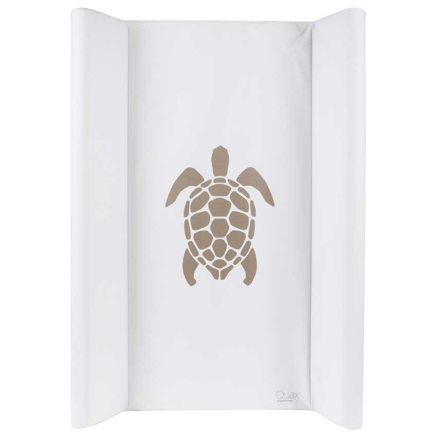 Bílá omyvatelná přebalovací podložka Quax Turtle 70 x 50 cm