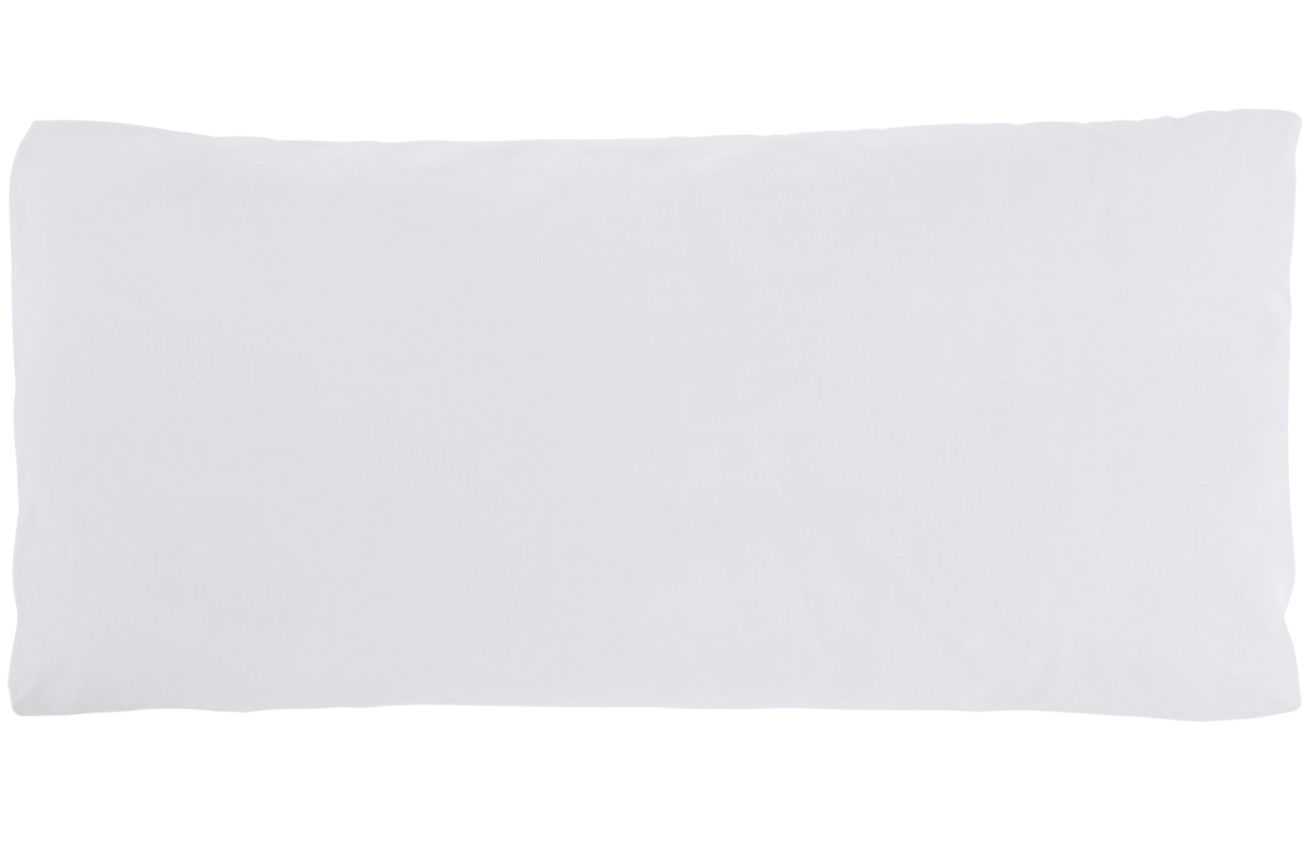 Bílý bavlněný polštář Kave Home Dulcia 30 x 60 cm