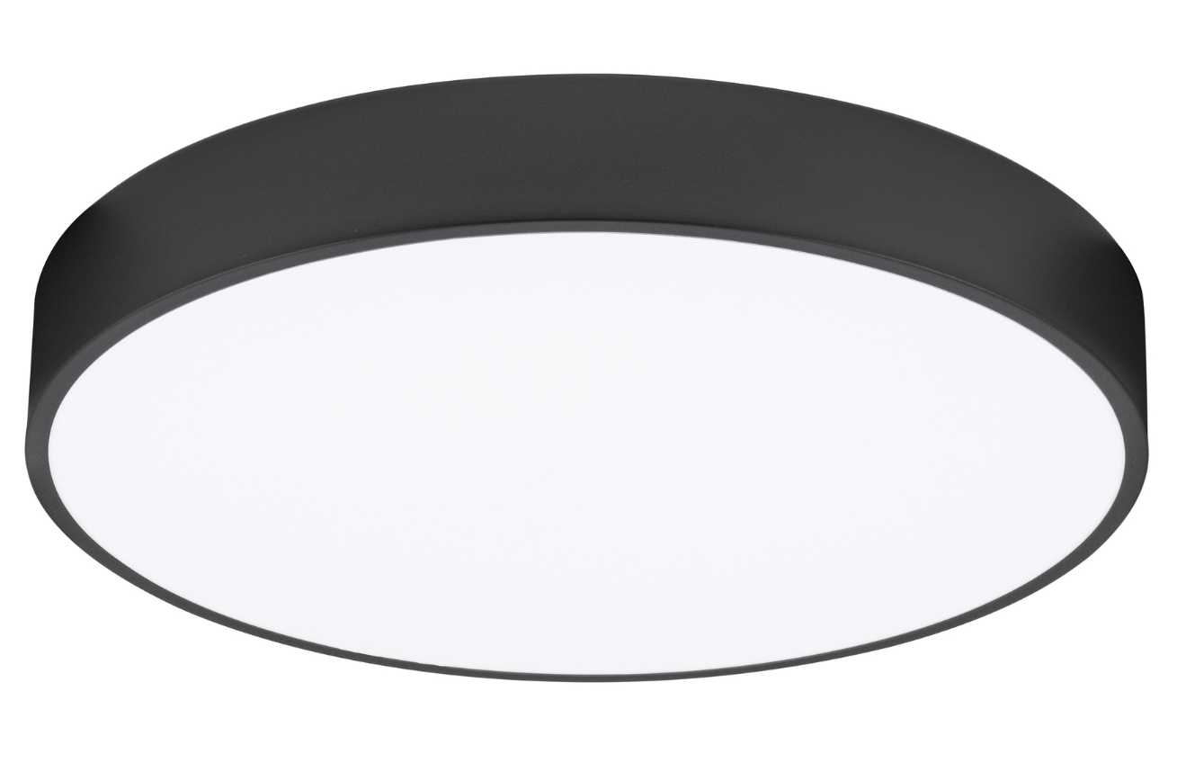 Černé kovové stropní LED světlo Nova Luce Luster 50 cm