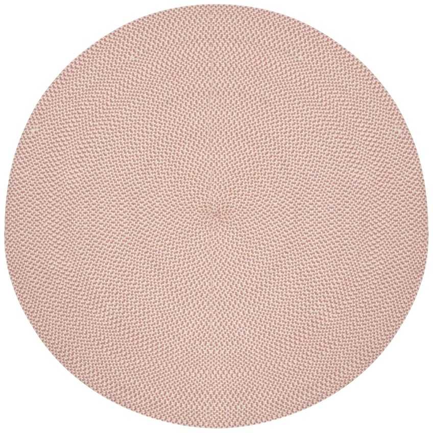 Červený látkový koberec Kave Home Rodhe ⌀ 150 cm