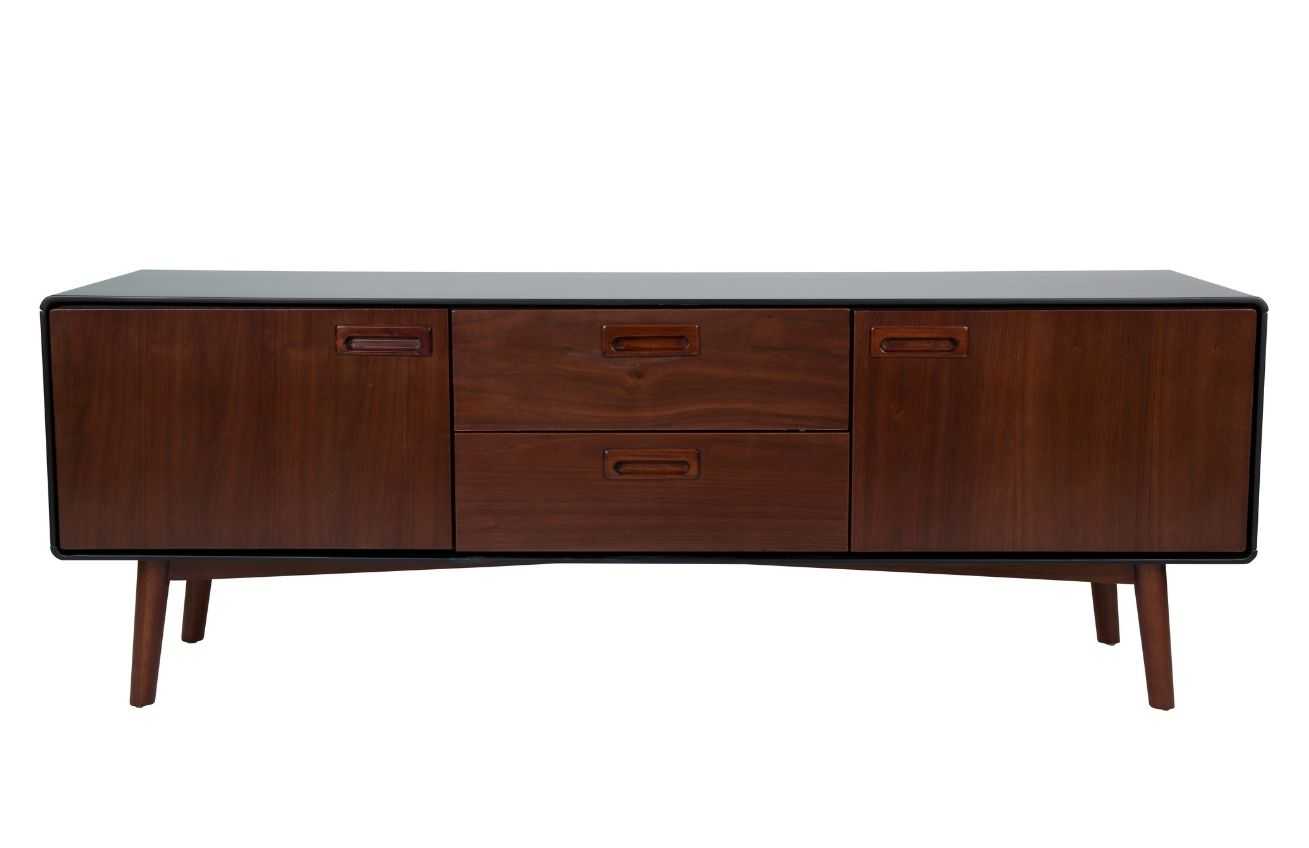 Hnědá komoda DUTCHBONE Juju Low 150 x 40 cm