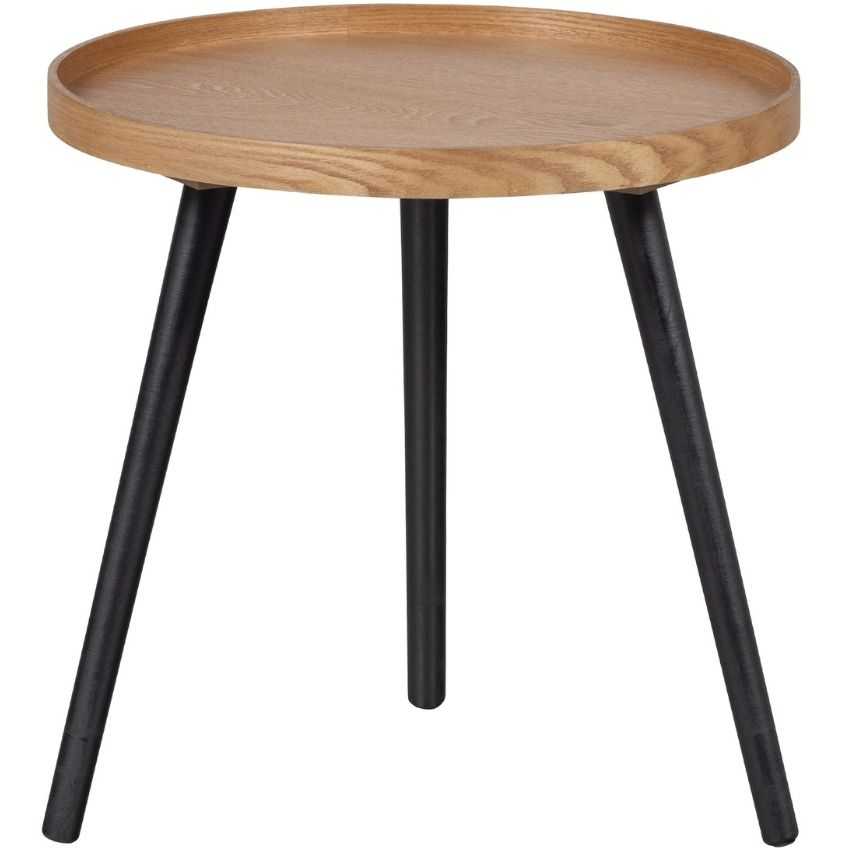 Hoorns Hnědý jasanový konferenční stolek Mireli 45 cm
