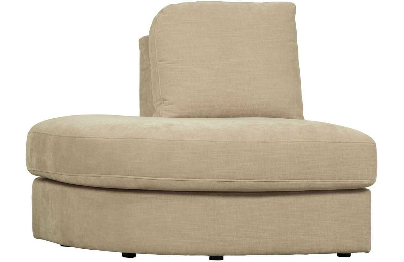 Hoorns Pískově hnědý látkový koncový modul Flaireen 93 cm