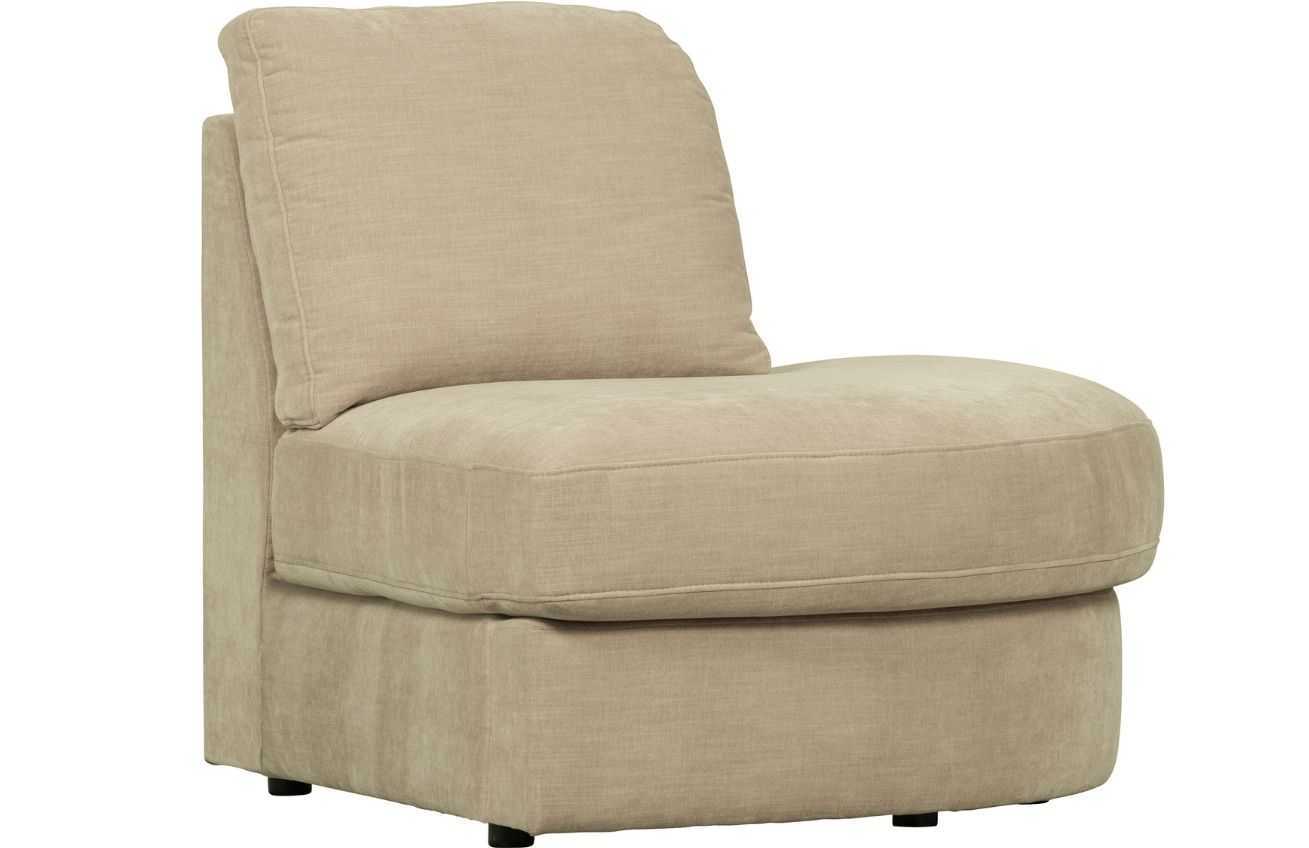 Hoorns Pískově hnědý látkový koncový modul Flaireen 93 cm