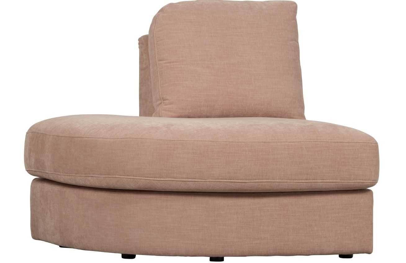 Hoorns Růžový látkový koncový modul Flaireen 93 cm