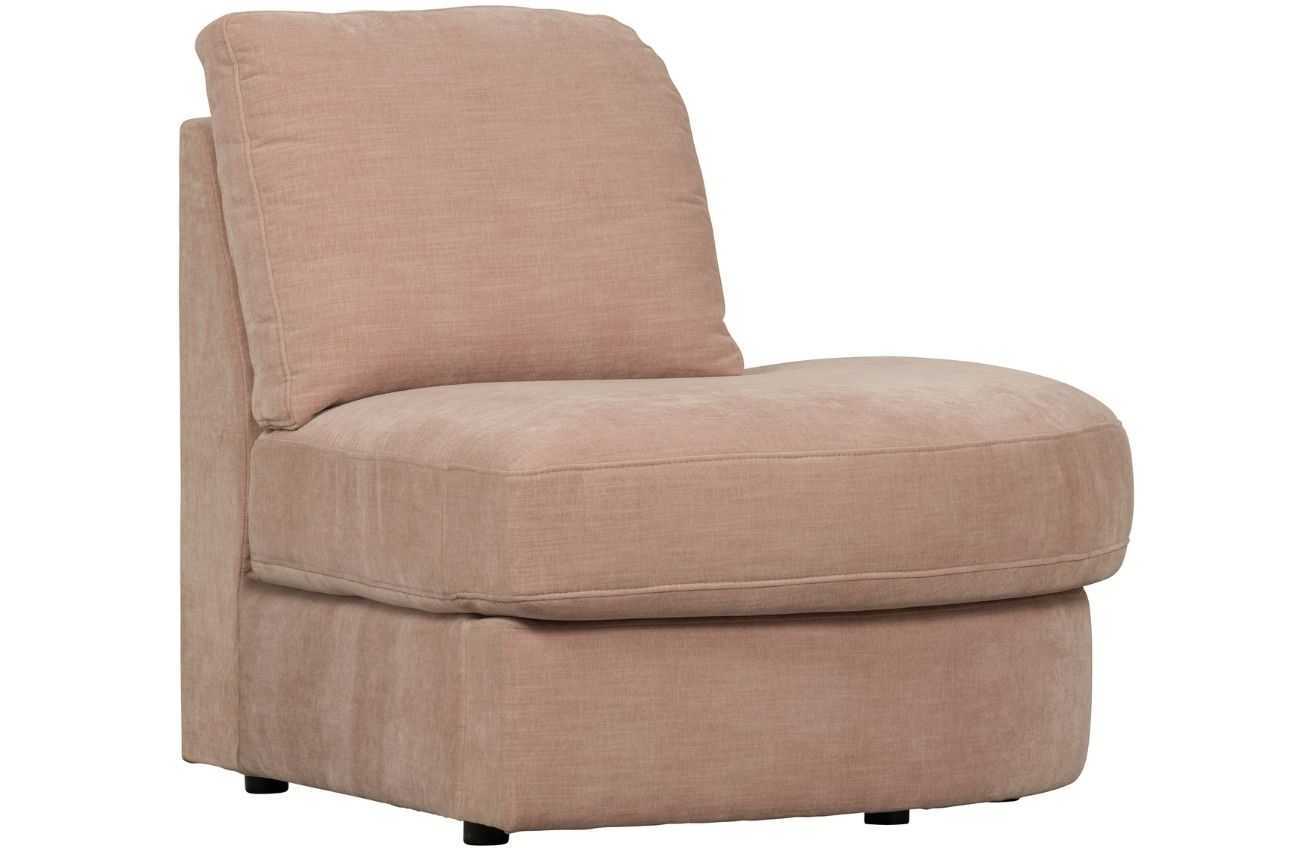 Hoorns Růžový látkový koncový modul Flaireen 93 cm