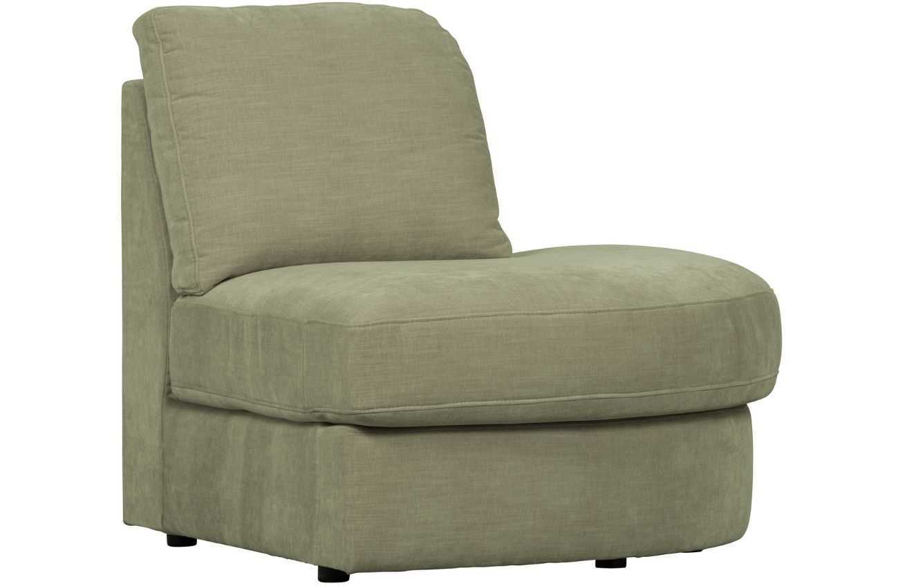 Hoorns Zelený látkový koncový modul Flaireen 93 cm