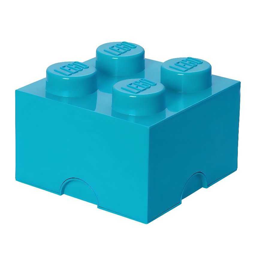 Lego® Azurově modrý úložný box LEGO® Smart 25 x 25 cm