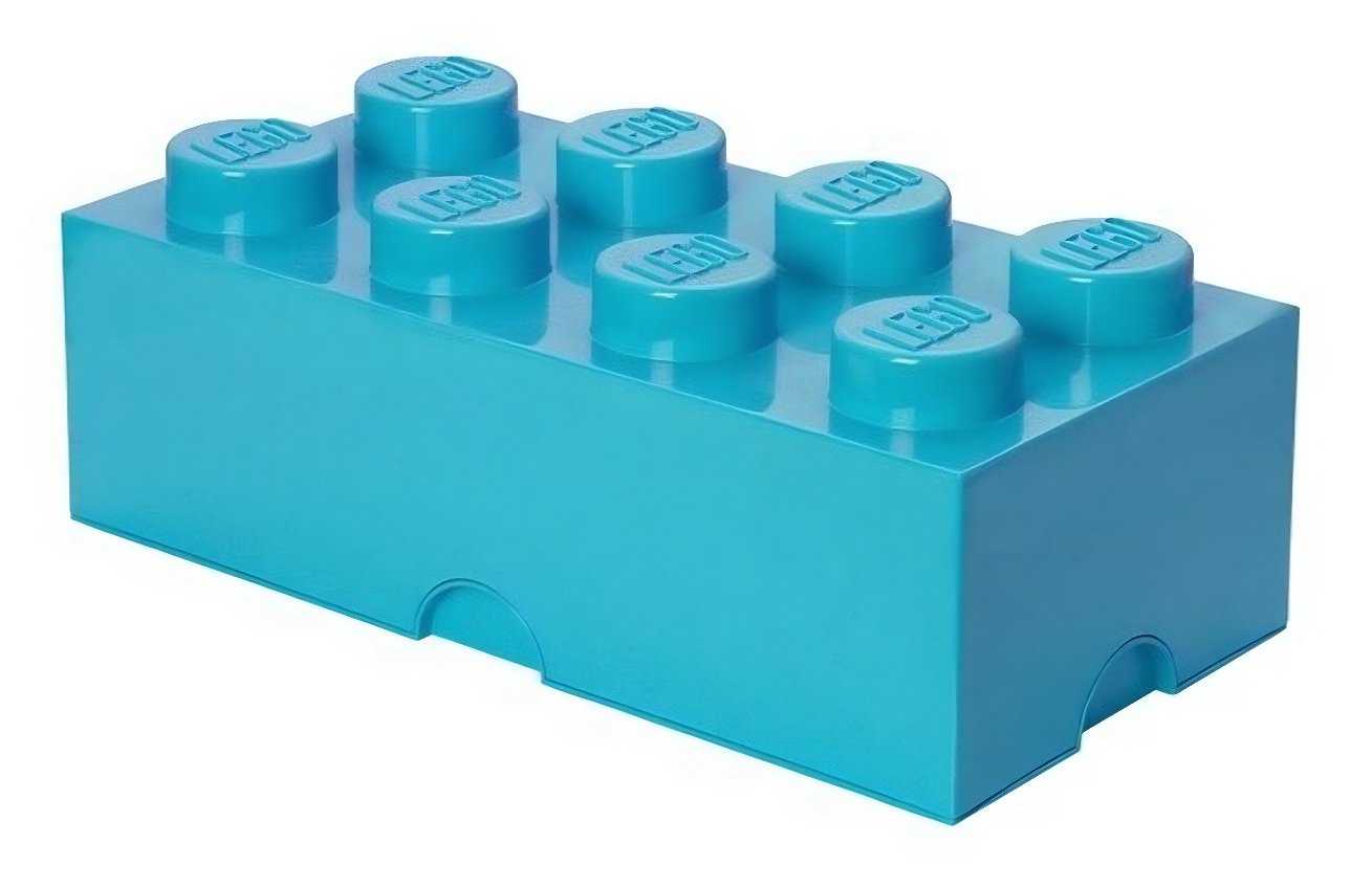 Lego® Azurově modrý úložný box LEGO® Smart 25 x 50 cm