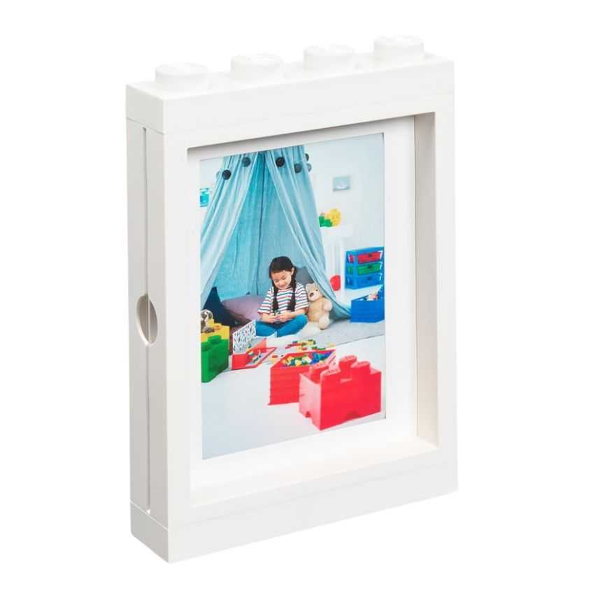 Lego® Bílý fotorámeček LEGO® Storage 27 x 19 cm