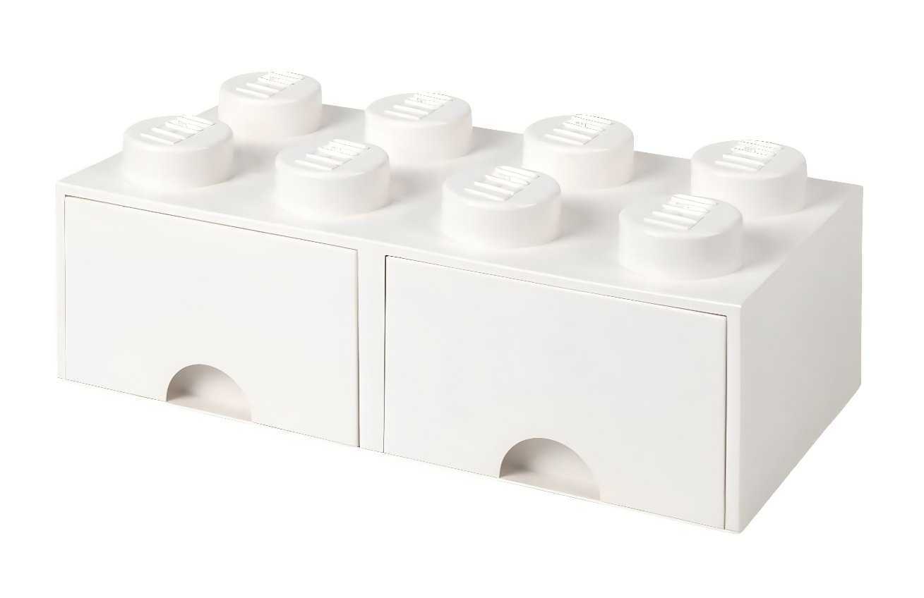 Lego® Bílý úložný box LEGO® Storage 25 x 50 cm