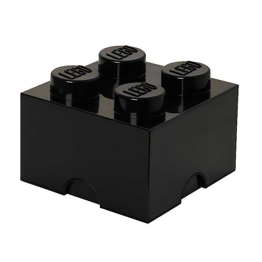 Lego® Černý úložný box LEGO® Smart 25 x 25 cm