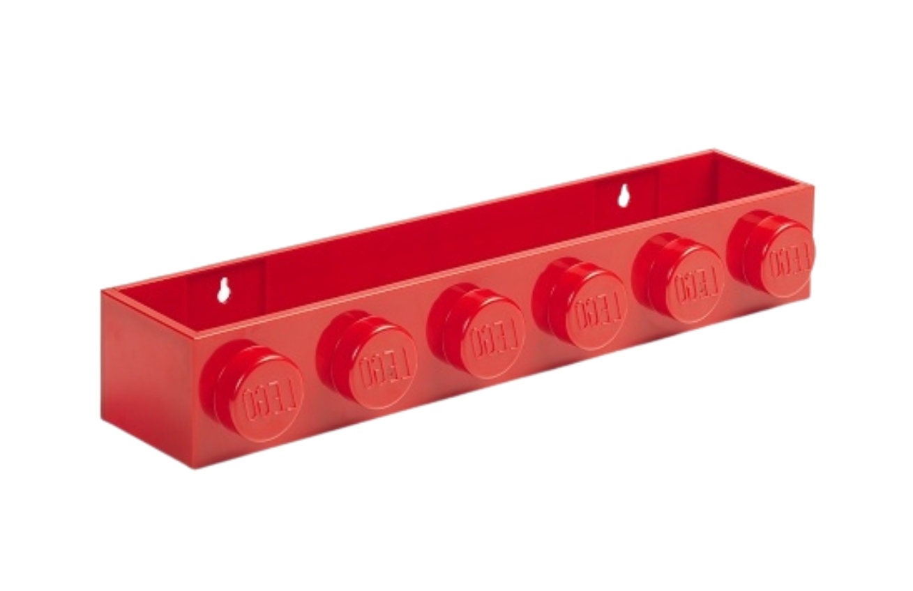 Lego® Červená nástěnná police LEGO® Storage 47