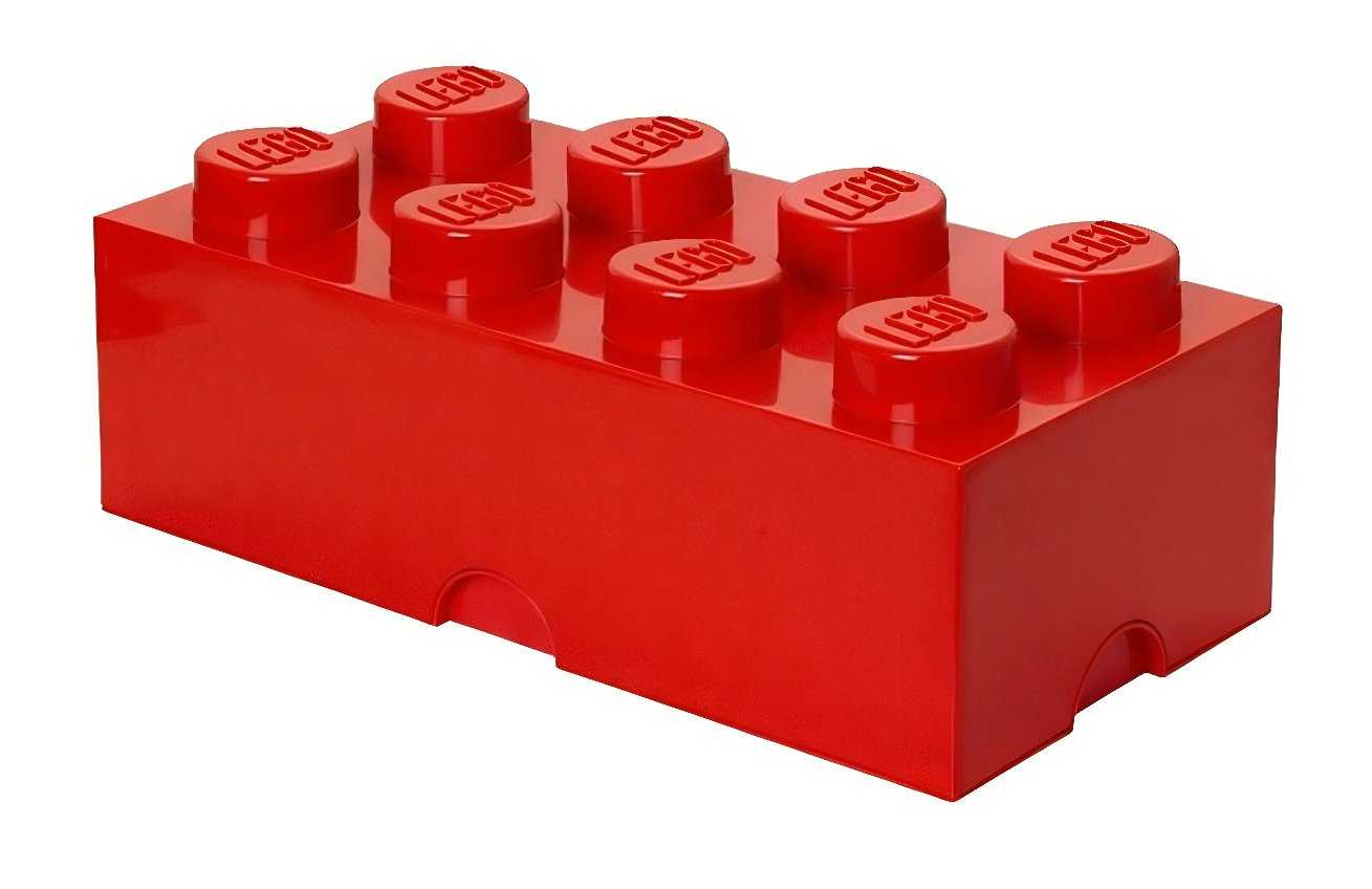 Lego® Červený úložný box LEGO® Smart 25 x 50 cm