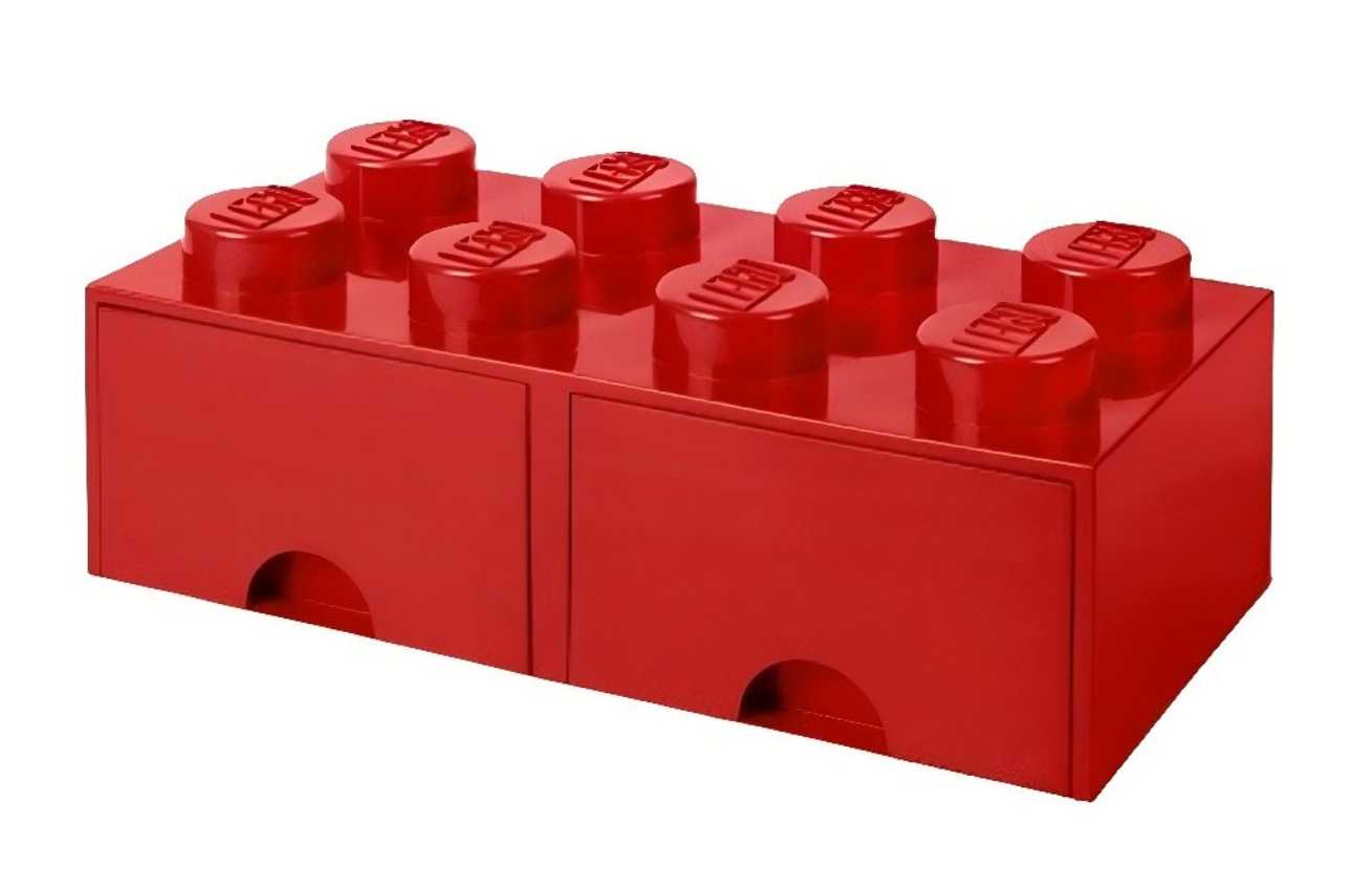 Lego® Červený úložný box LEGO® Storage 25 x 50 cm