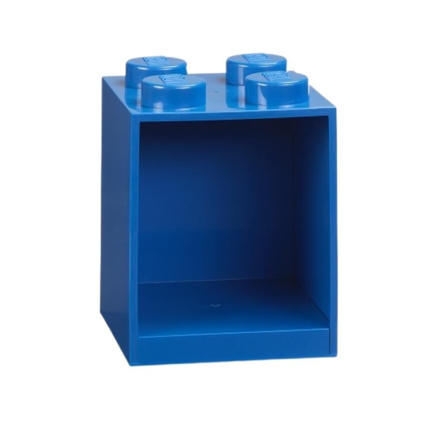 Lego® Modrá nástěnná police LEGO® Storage 21 x 16 cm