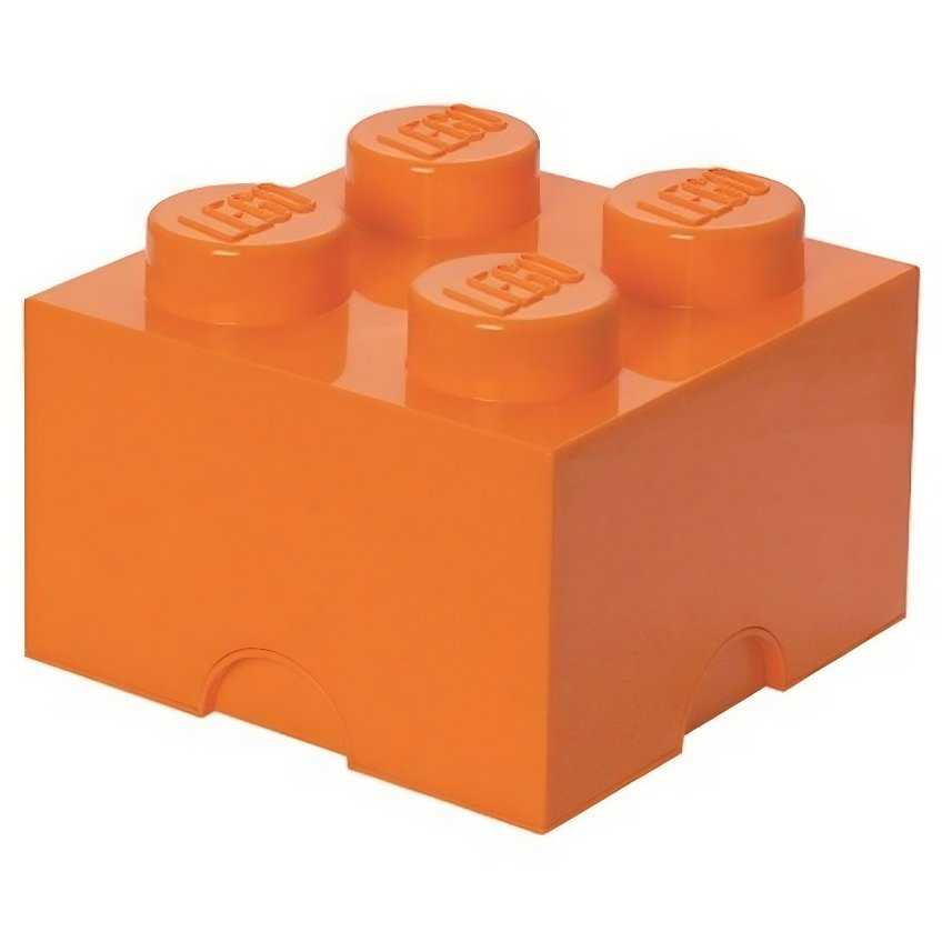 Lego® Oranžový úložný box LEGO® Smart 25 x 25 cm