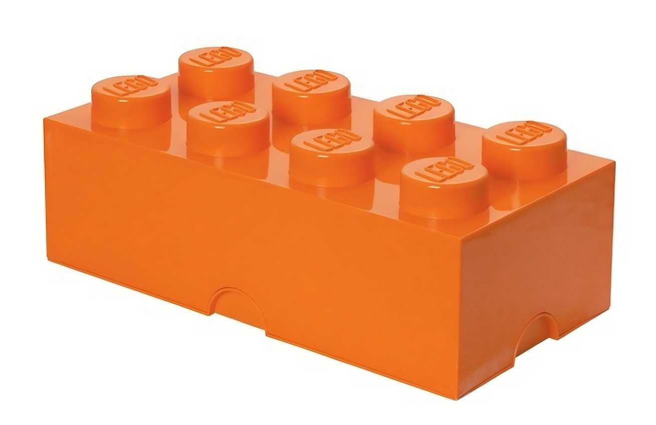 Lego® Oranžový úložný box LEGO® Smart 25 x 50 cm