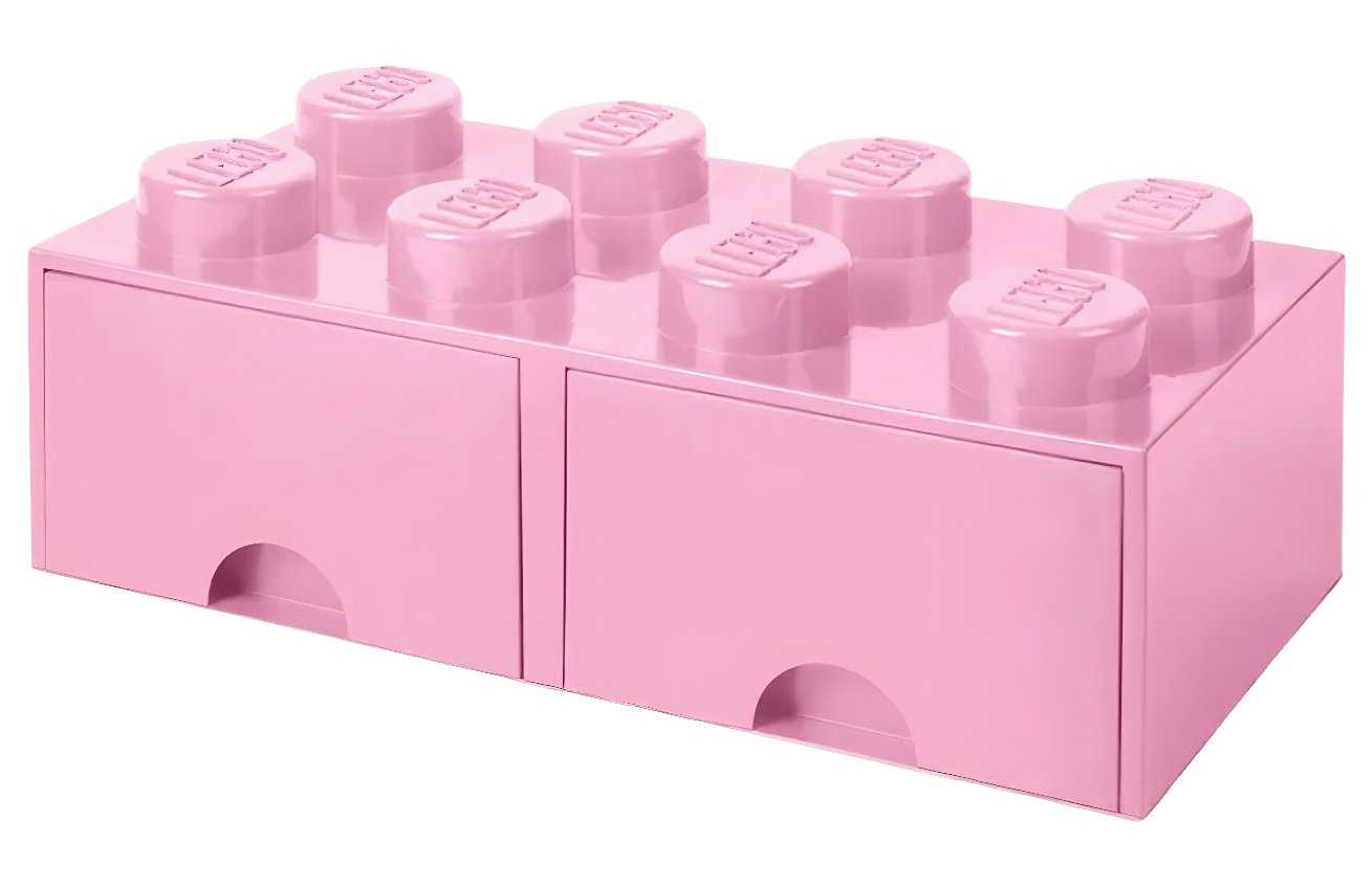 Lego® Růžový úložný box LEGO® Storage 25 x 50 cm