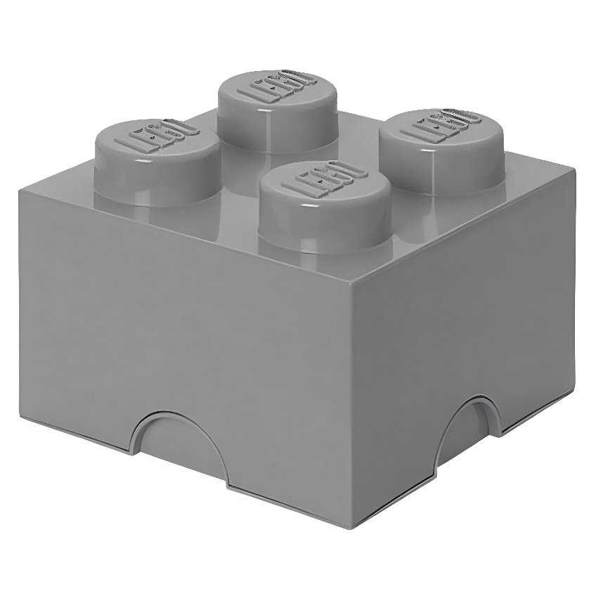 Lego® Šedý úložný box LEGO® Smart 25 x 25 cm