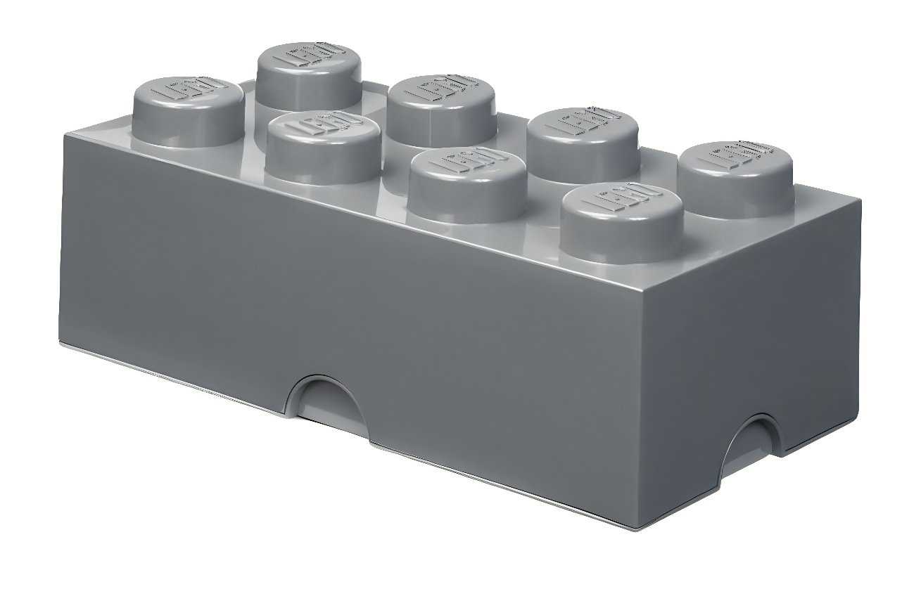 Lego® Šedý úložný box LEGO® Smart 25 x 50 cm