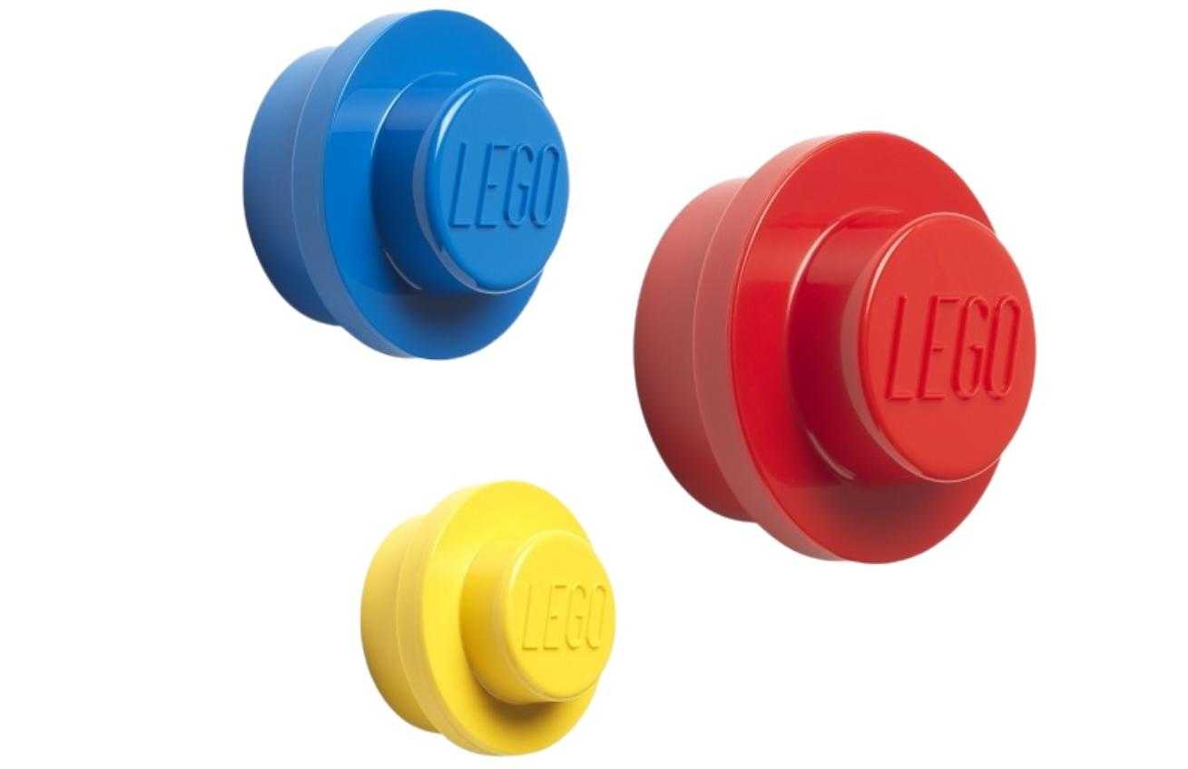 Lego® Set tří pestrobarevných věšáků LEGO® Storage II.