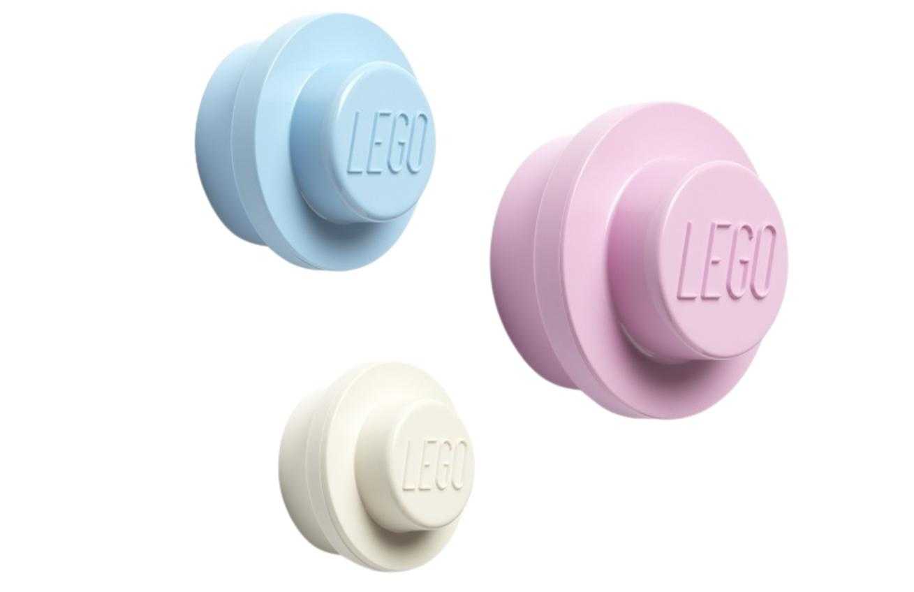 Lego® Set tří pestrobarevných věšáků LEGO® Storage III.