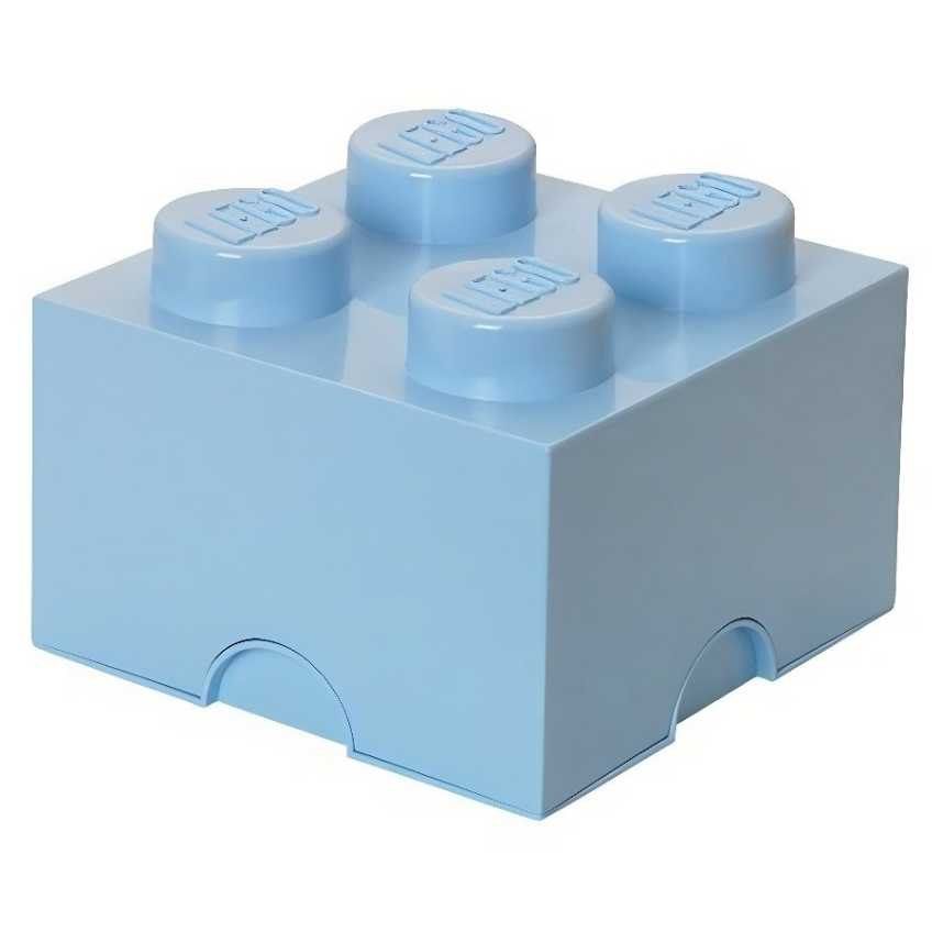 Lego® Světle modrý úložný box LEGO® Smart 25 x 25 cm