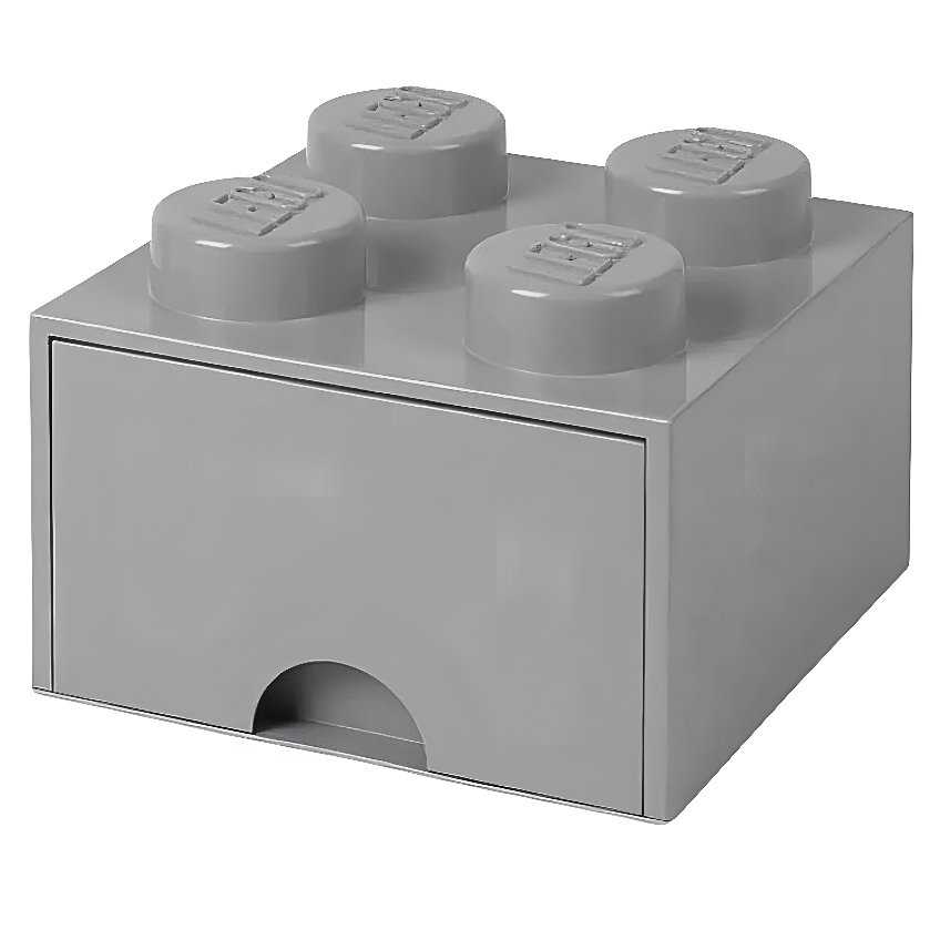 Lego® Světle šedý úložný box LEGO® Storage 25 x 25 cm
