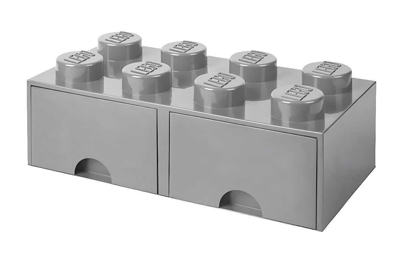 Lego® Světle šedý úložný box LEGO® Storage 25 x 50 cm