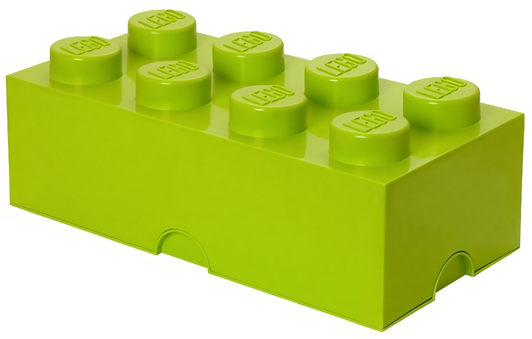Lego® Světle zelený úložný box LEGO® Smart 25 x 50 cm
