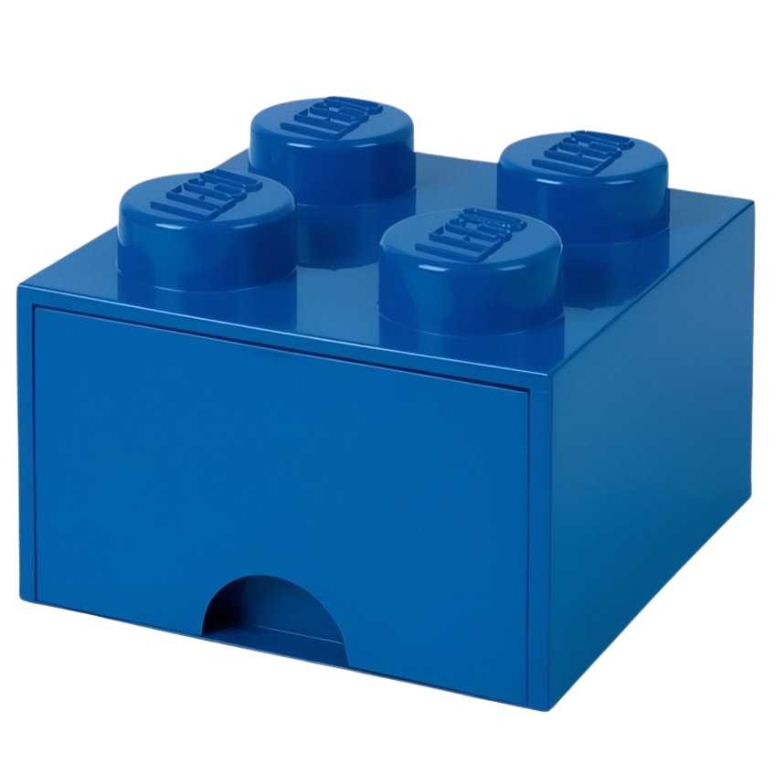 Lego® Tmavě modrý úložný box LEGO® Storage 25 x 25 cm