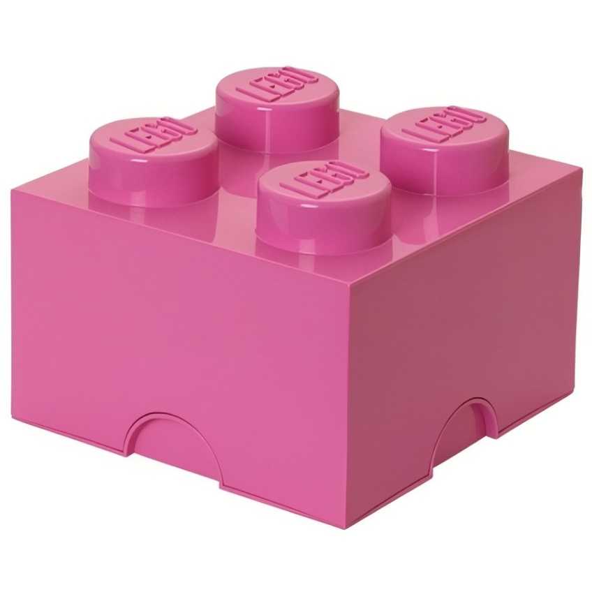 Lego® Tmavě růžový úložný box LEGO® Smart 25 x 25 cm
