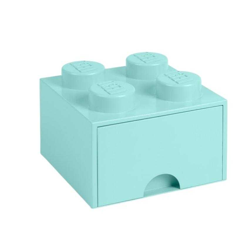 Lego® Tyrkysový úložný box LEGO® Storage 25 x 25 cm