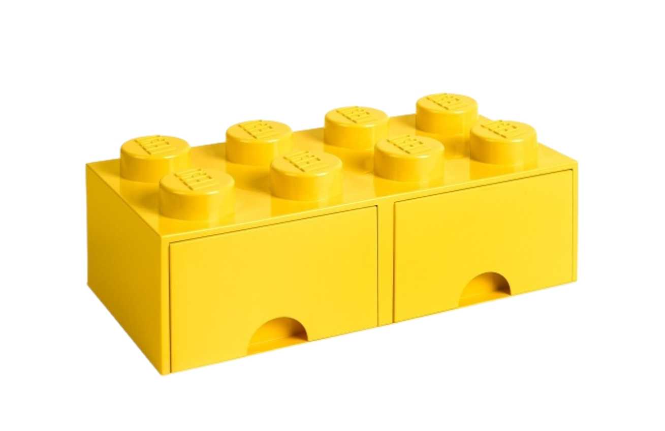 Lego® Žlutý úložný box LEGO® Storage 25 x 50 cm