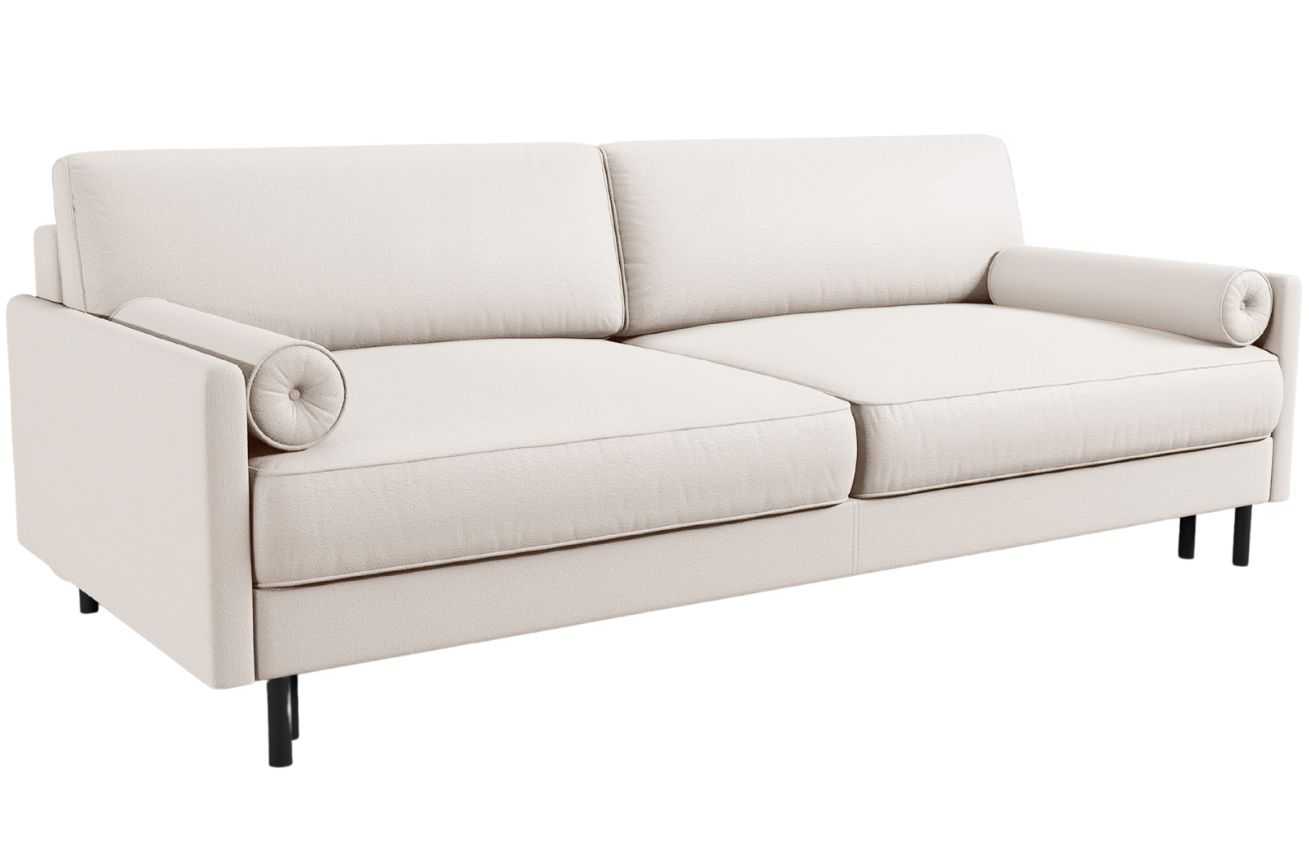 Micadoni Béžová čalouněná trojmístná rozkládací pohovka MIDACONI Scott 212 cm