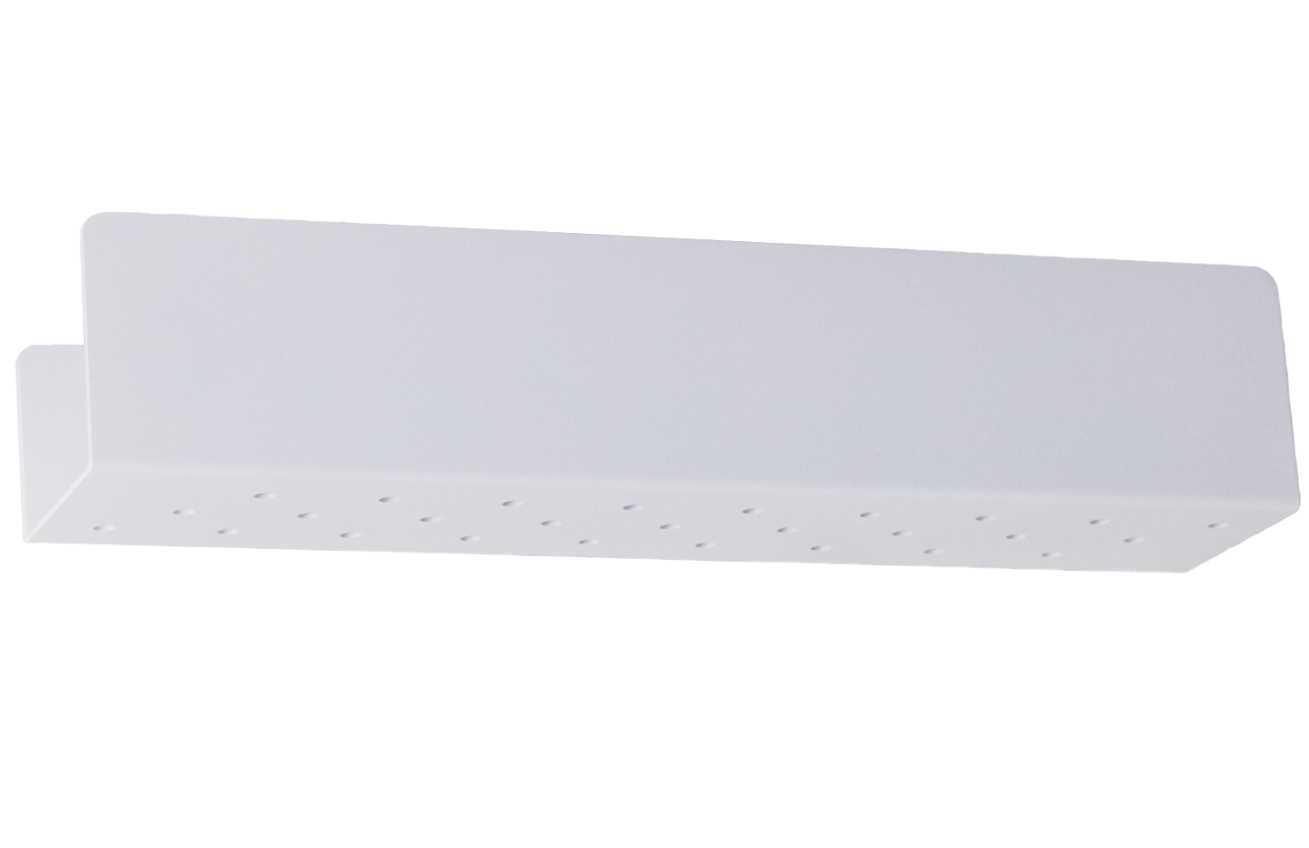 Nordic Design Bílá kovová nástěnná police Londien 50 cm