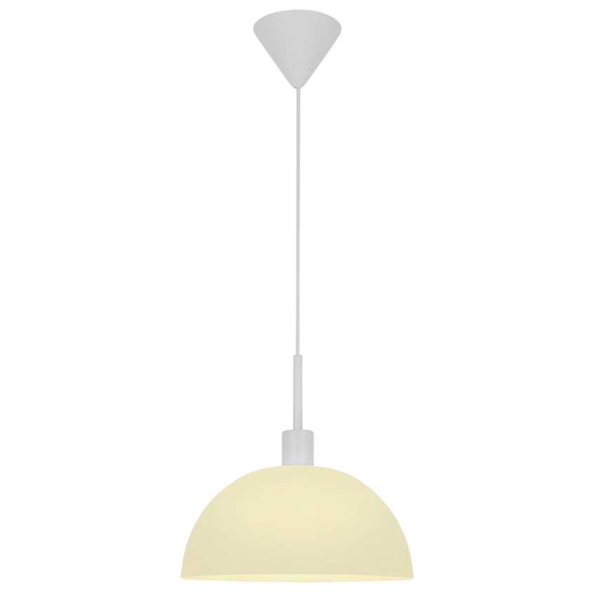 Nordlux Opálově bílé skleněné závěsné světlo Ellen 30 cm