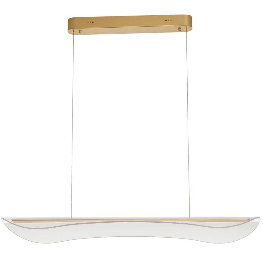 Transparentní závěsné LED světlo Nova Luce Agos 100 cm