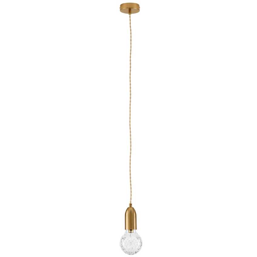 Zlaté kovové závěsné světlo Nova Luce Veda 9