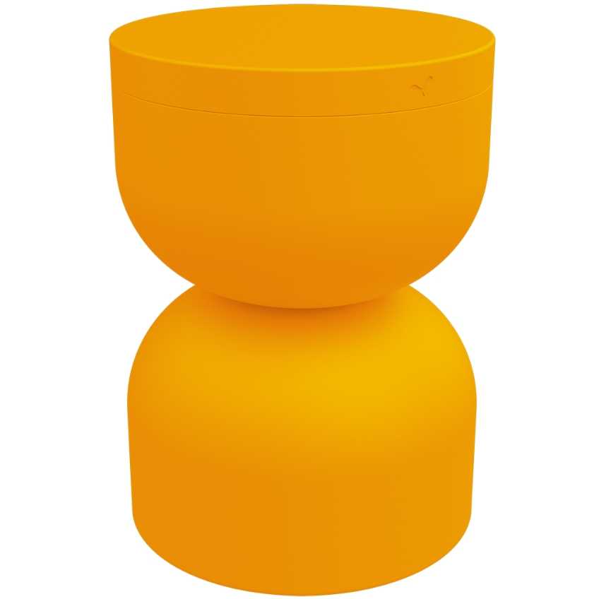 Žlutý hliníkový zahradní stolek Fermob Piapolo 32 cm