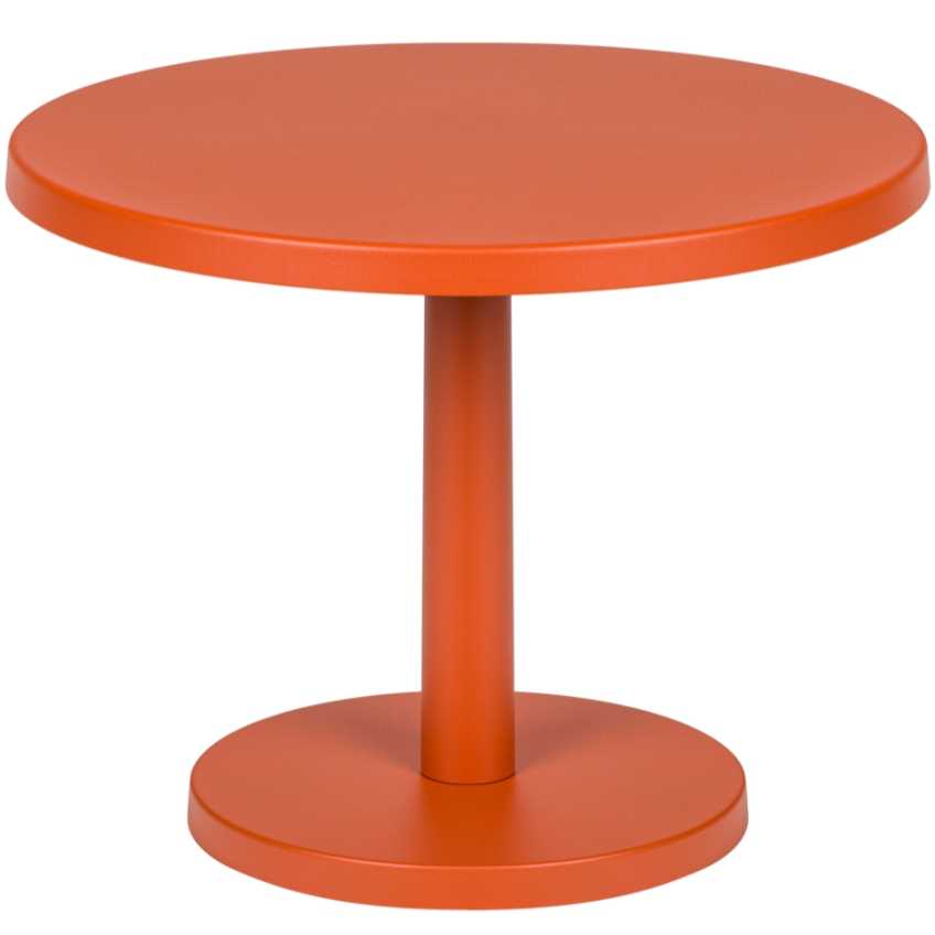 noo.ma Oranžový kovový odkládací stolek Odo 52 cm