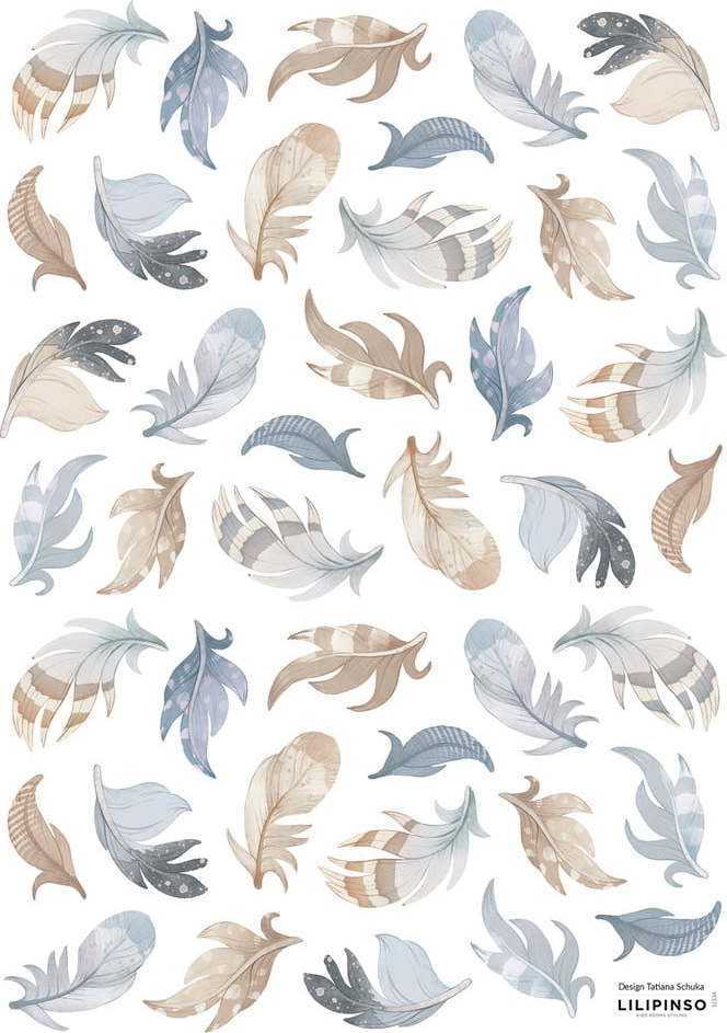 Arch samolepek 30x42 cm Feathers – Lilipinso