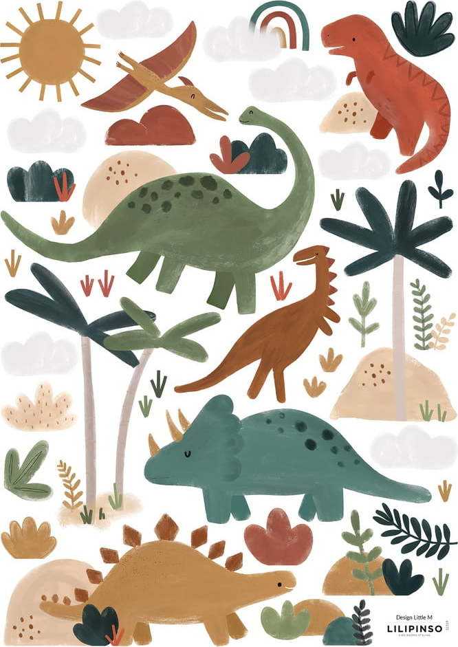 Arch samolepek 30x42 cm Great Dinosaurs – Lilipinso