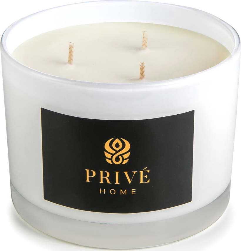 Vonná sojová svíčka doba hoření 35 h Tobacco & Leather – Privé Home
