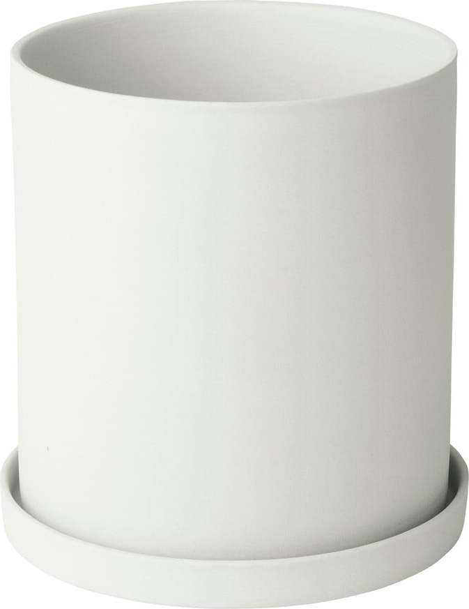 Bílý porcelánový květináč Blomus Nona