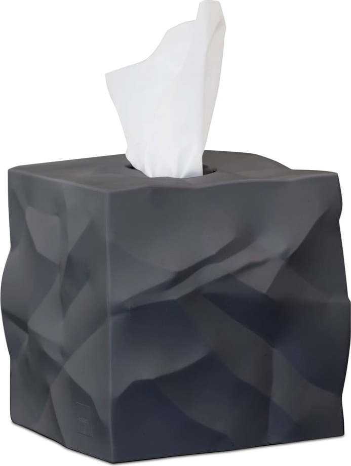 Černý box na kapesníčky Essey Wipy Cube
