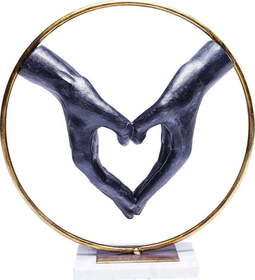 Dekorace Kare Design Elements Heart Hand