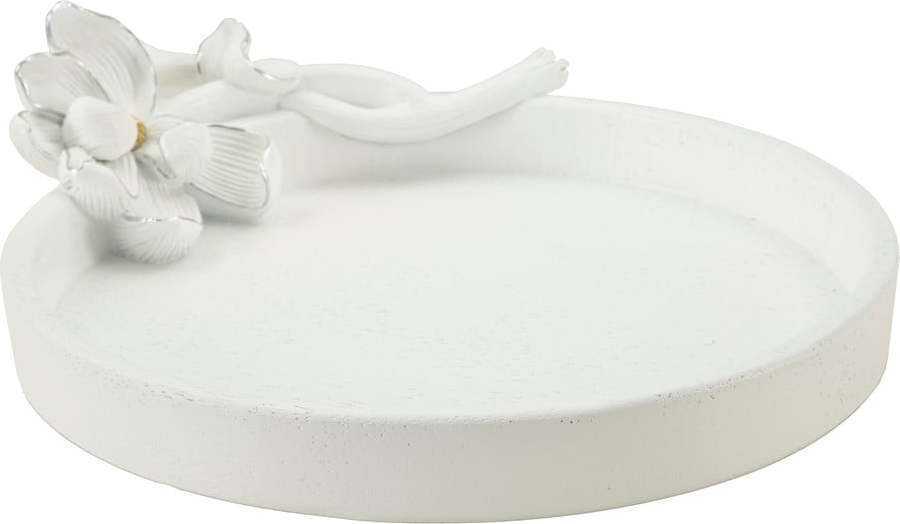 Dekorační tác z polyresinu ø 21 cm Magnolia – Mauro Ferretti