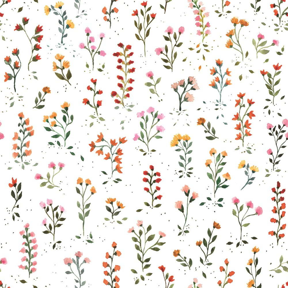 Dětská tapeta 10 m x 50 cm Bucolic Blooms – Lilipinso